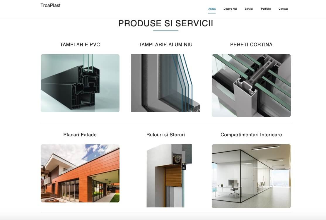 Troaplast homepage